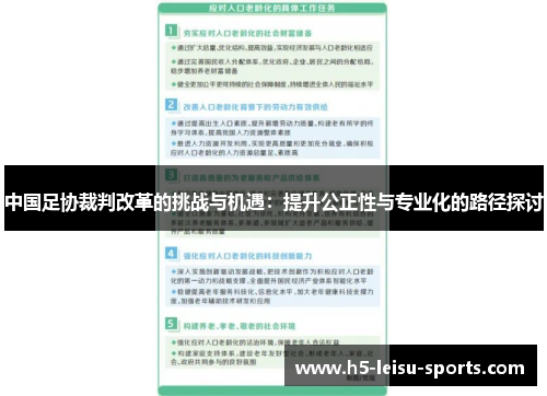 中国足协裁判改革的挑战与机遇：提升公正性与专业化的路径探讨